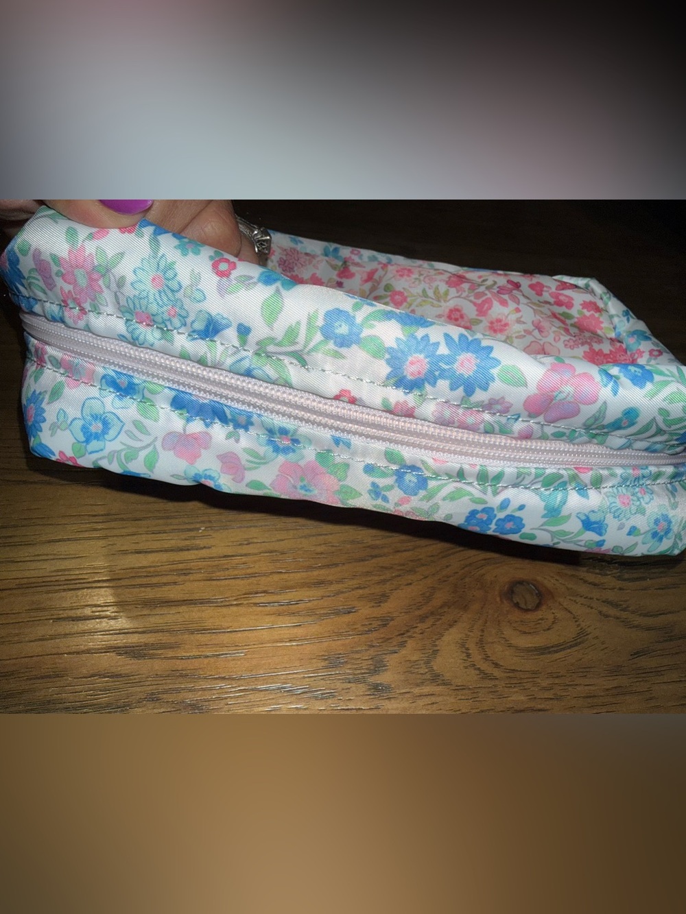 STATE Bags x LoveShackFancy Large Travel Pouch - Confetti Bloom Floral Print - Picture 6 of 10